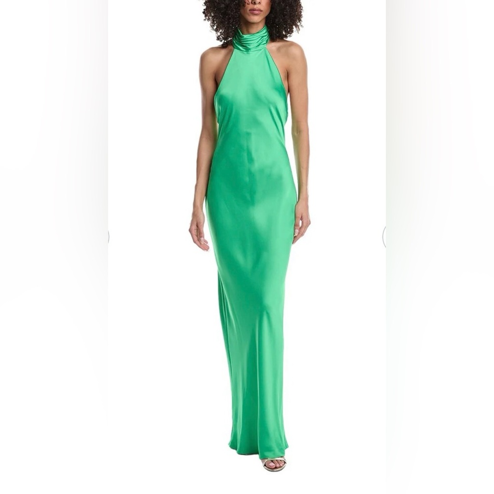 Rammy Brook Tatiana Halter Neck Satin Gown